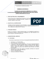TDR Servicio Alquiler de Camioneta PDF