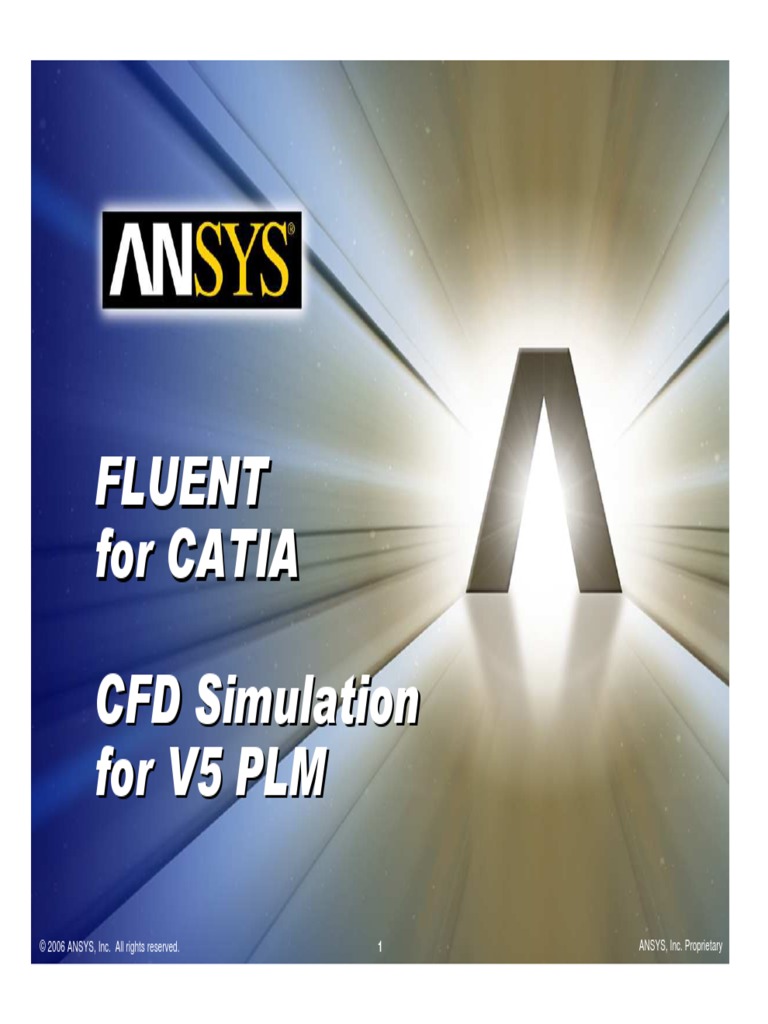 FLUENT For CATIA CFD Simulation For V5 PLM (PDFDrive) PDF PDF