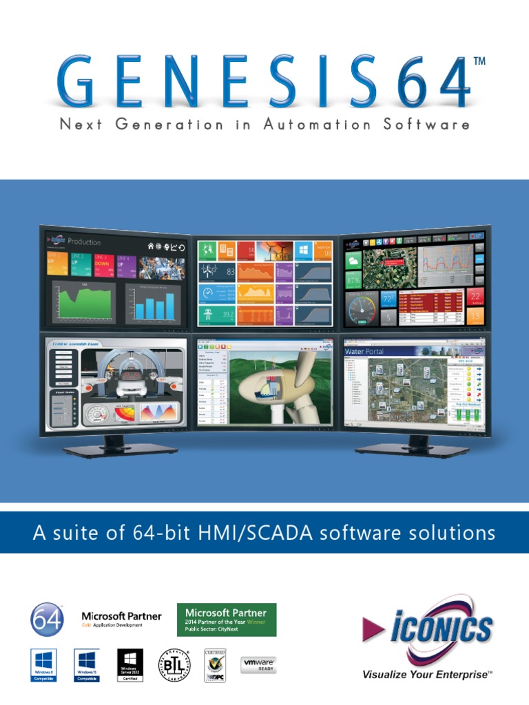 Genesis64: A Suite of 64-Bit HMI/SCADA Software Solutions | PDF ...