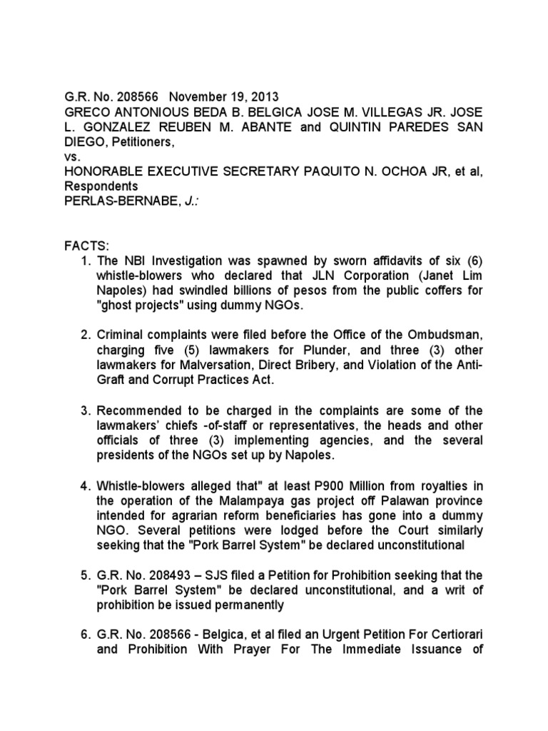 Belgica v ochoa g r no 208566 19 nov 2013 pdf united states