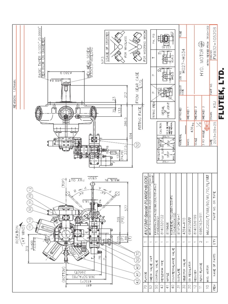 STAFFA KAWASAKI Hyd Motor PDF PDF