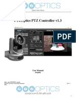 Ptzoptics PTZ Controller V1.3: User Manual