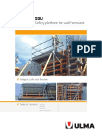 Safety Platform For Wall Formwork: Integral, Safe and Flexible