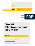 Wash Electromechanic Al Officer: The Job