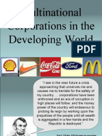 Multinational Corporations in The Developing World