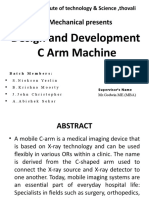 DESIGN AND DEVELOPMENT OF C-ARM MACHINE - Pptx.feem - Backup - 265248