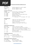 Linux CLI Cheat Sheet