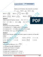 Généralités Sur Les Fonctions 3ème Mathématiques PDF