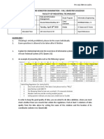 Mid Semester Exam Data Management