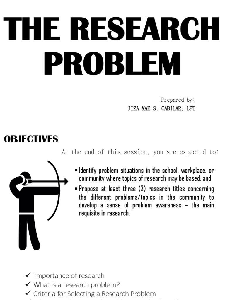 Identifying Research Problems and Topics | PDF | Psychological Concepts ...