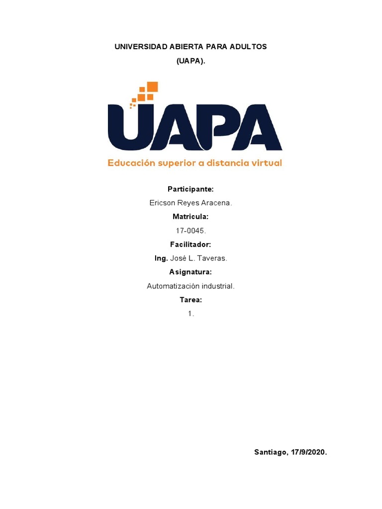 Tarea 1 de A.I | PDF | Automatización | Informática y tecnología de la ...