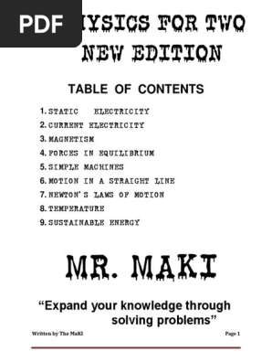 The Maki-Physics - 2 PDF | PDF | Capacitor | Series And