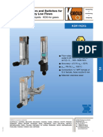 Flowmeters and Switches For Very Low Flows: KDF/ KDG