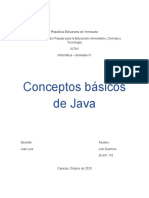 Conceptos Básicos de Java