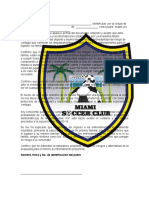 Consentimiento Informado MIAMI SOCCER