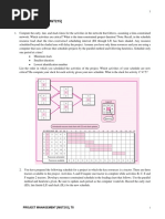 Tutorial: Week 8 Project Management (MGT215) MNU Business School