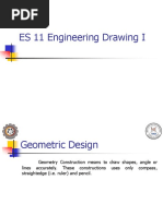 Geometric Design Engineering Drawing