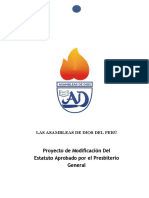 MODIFICACION ESTATUTO 2018 - Aportes Asamblea Regional Lima Norte