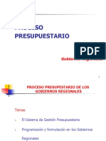 Proceso Presupuestario - G.R.