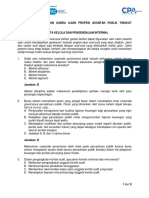 40-2020 Ilustrasi Soal Manajemen Risiko, Tata Kelola Dan Pengendalian Internal (MRTI) Tingkat Profesional PDF