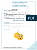 Proiectarea Secventei Didactice 1