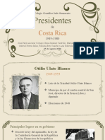 Presidentes de Costa Rica 1949-1970
