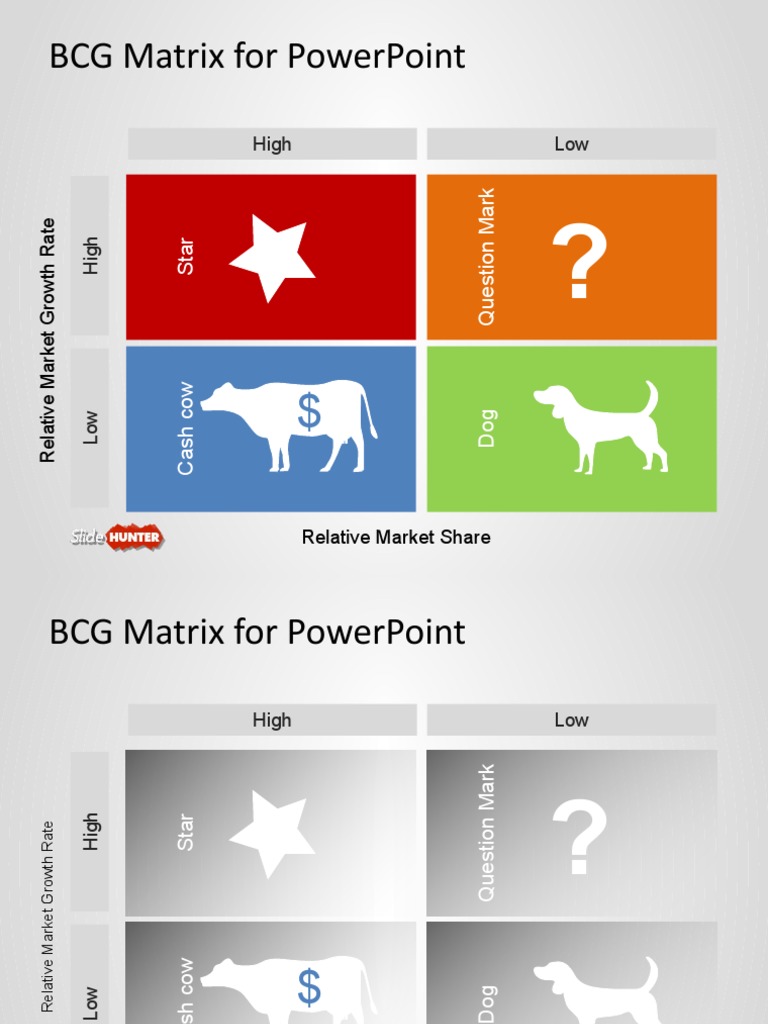 BCG Matrix Overview for PowerPoint | PDF