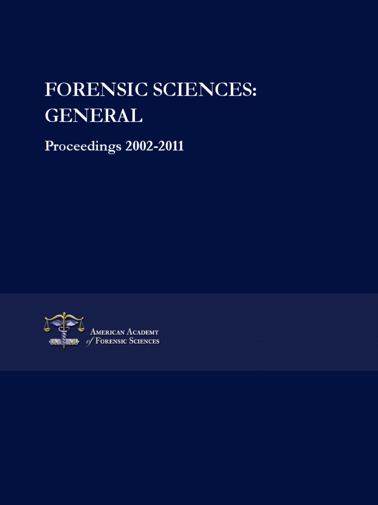 Forensic Sciences General Bio Medical Forensics Pdf Pdf Forensic Science Federal Bureau Of Investigation