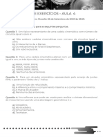 Lista de Exercicios Aula 4 PDF