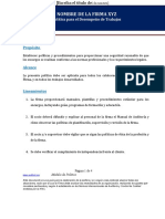 AE-01 Política para El Desempeno Del Trabajo en Una Firma de Auditoria