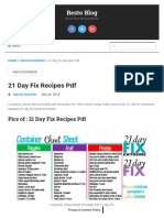 21 Day Fix Recipes PDF - Besto Blog PDF