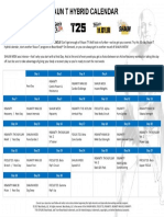 Shaun T - Hybrid Calendar