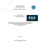 Division of Misamis Oriental: Republic of The Philippines Department of Education Region X - Northern Mindanao