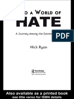 Nick Ryan - Into A World of Hate - A Journey Among The Extreme Right (2004, Routledge)