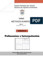 Interpolacion Polinomica Semana09 - v1 PDF