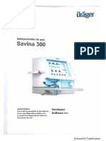 DRÄGER - SAVINA300 - INSTRUCTIONS MANUAL