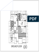 Ground Floor: Toilet Kitchen Work Area Store