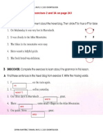 Complete Exercises 2 and 3A On Page 243: Espina Martínez Tanairi, Nivel 3. 213C Odontología