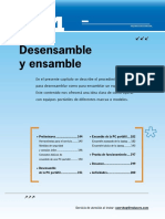 User Manual de Desensamble y Ensamble de Una Laptop PDF