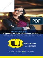Maestría en Ciencias de La Educación Con Mención Administración Educativa