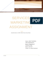 Services Marketing Assignment: Questionnaires On ABC Coffee House Case Study