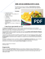 Receta Guacamole PDF