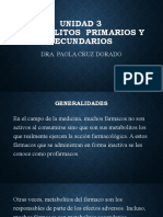 Unidad 3. METABOLITOS PRIMARIOS Y SECUNDARIOS