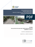 Informe Evaluación Patologíca Puente K2+714 - Q. La Zapata