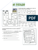 Use The House Plan To Complete The Text With The Nameofaroomorapartofahouse