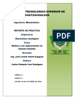 Reporte de Practicas Unidad 2 (Electronica Analogica)
