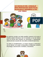 Prácticas Sociales Del Lenguaje Presentención PDF