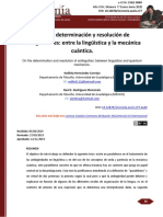 Sobre La Determinación y Resolución de PDF