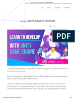 Tutorials - Learn To Develop With Unity Game Engine
