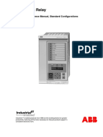 REX 521 Protection Relay: Technical Reference Manual, Standard Configurations